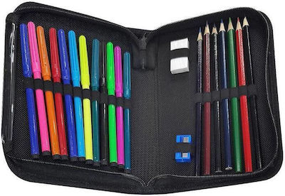 Pencil Case Full with 1 Compartment Multicolored