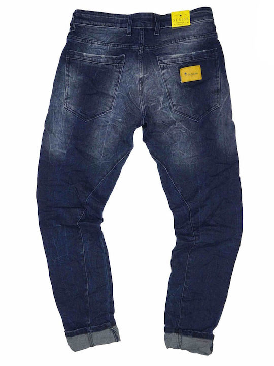 Senior Men's Jeans Pants Blue