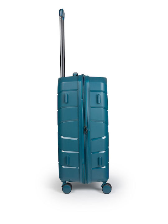 Cardinal Elusive Medium Hard Petrol Suitcase With 4 Wheels Height 58cm