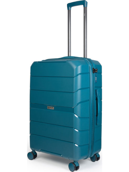Cardinal Elusive Hard Petrol Suitcases Max Height 69cm With 4 Wheels Set 3pcs