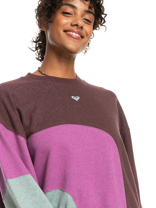 Happy Daize Damen Sweatshirt Braun