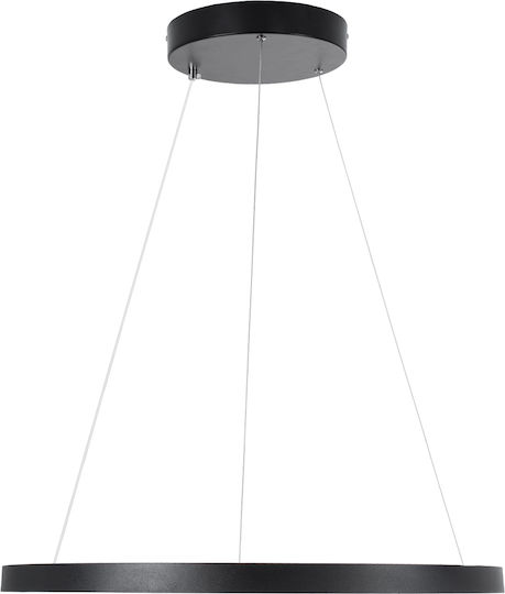 GloboStar Diamond Висящо Осветително Тяло Черен 68x68см.
