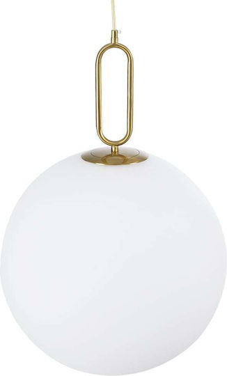 GloboStar Bellissimo Hängelampe Gold Kugel mit Fassung E27 40x62cm.