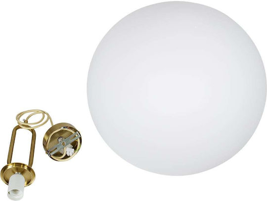 GloboStar Bellissimo Hängelampe Gold Kugel mit Fassung E27 40x62cm.