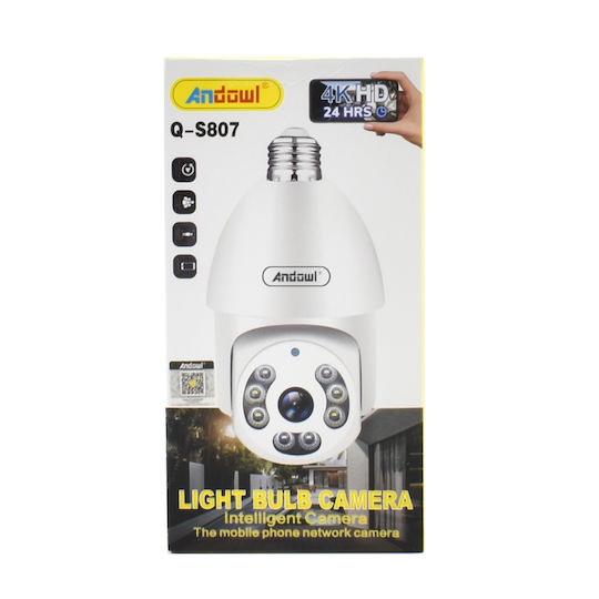Andowl Hidden Camera WiFi 8MP with Memory Card Slot and Motion Detector