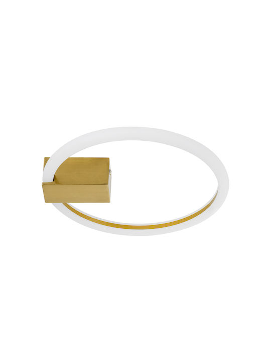 GloboStar Cinderella Mount Ceiling Light 28cm Gold With Integrated LED