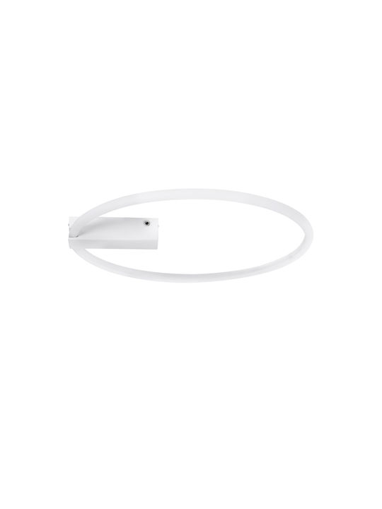 GloboStar Cinderella Ceiling Mount Light 50cm White with Integrated LED and Remote Control