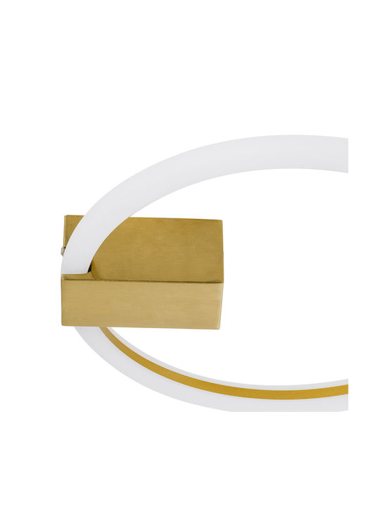 GloboStar Cinderella Mount Ceiling Light 28cm Gold With Integrated LED