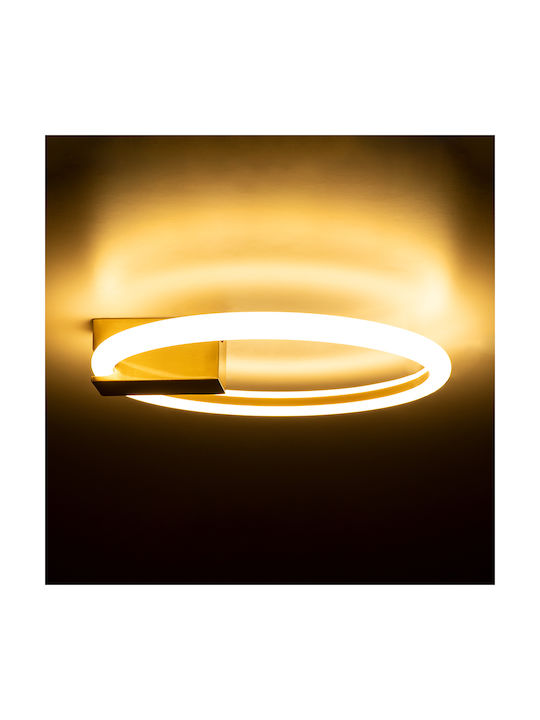 GloboStar Cinderella Mount Ceiling Light 28cm Gold With Integrated LED