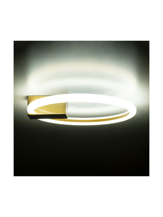 GloboStar Cinderella Mount Ceiling Light 28cm Gold With Integrated LED