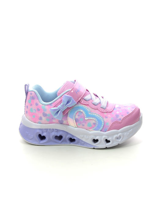 Skechers Kids Sneakers with Lights Purple