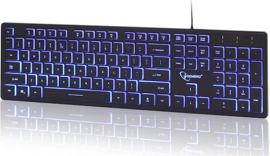 Gembird KB-UML3-02 Gaming Keyboard with Illuminated keys (English US)
