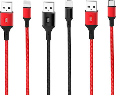 XO NB143 2m Regular USB 2.0 to micro USB Cable (16.005.0065)