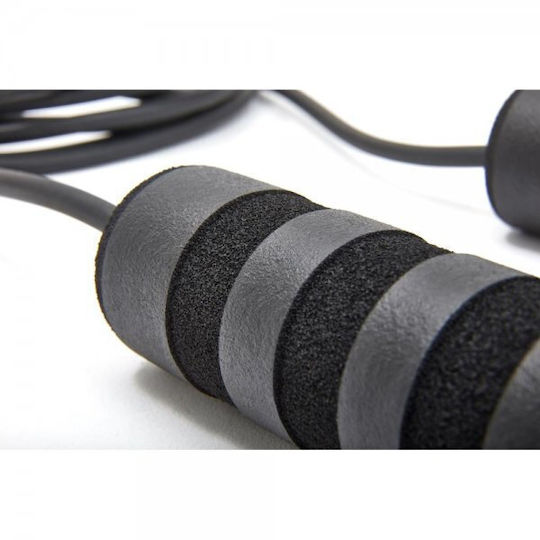 adidas Adjustable Jump Rope with Ball Bearings Black 3m