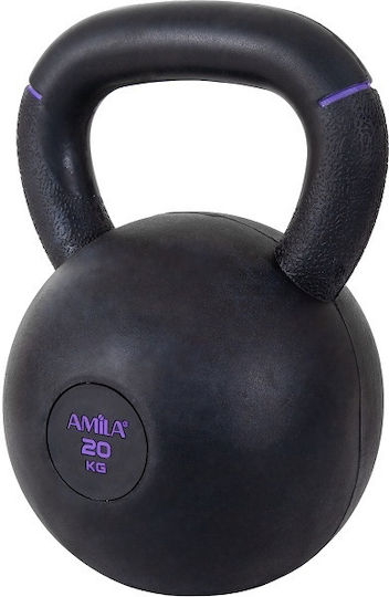AMILA Kettlebell Rubber 16kg Black