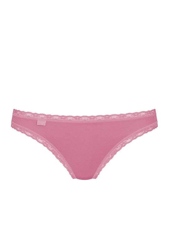 24/7 Weekend H Tanga Βαμβακερά Women's Slip 3Pack with Lace
