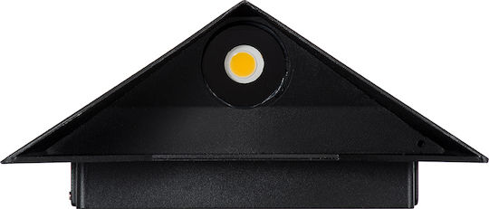 GloboStar Stealth Επιτοίχια Εξωτερική Πλαφονιέρα LED IP65 10W με Θερμό Λευκό Φως 17x7.5x17εκ.