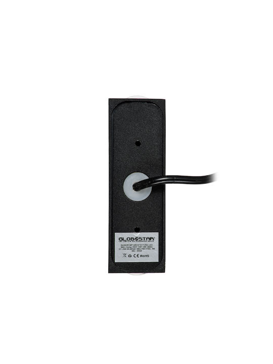 GloboStar Linor Επιτοίχιο Εξωτερικό Σποτ LED IP65 10W με Θερμό Λευκό Φως Διπλής Δέσμης 12.5x6x4εκ.