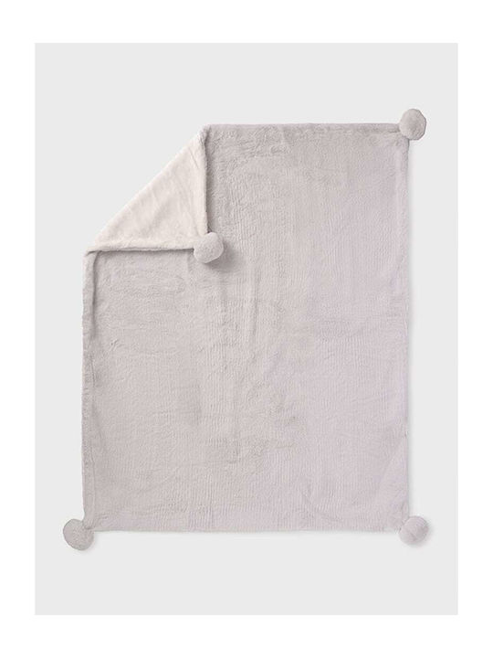 Mayoral Blanket Nursery Swaddling Blankets Gray 80x100cm