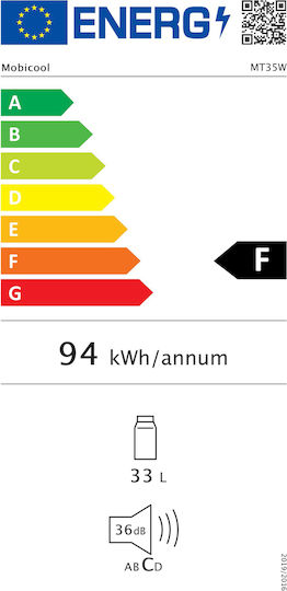 Mobicool MT35W Frigider Portabil Termoelectric 33lt 12V / 230V Albastru