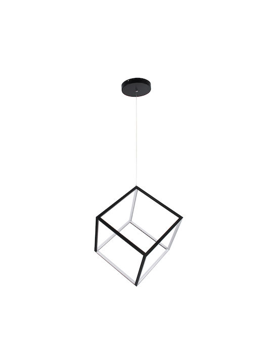 GloboStar Kiboo Lustră Negru 40x40x40cm.