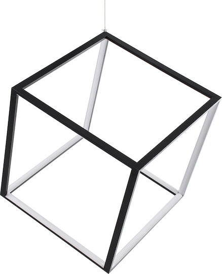 GloboStar Kiboo Hängelampe Schwarz 40x40x40cm.