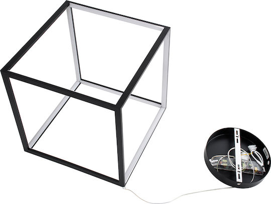 GloboStar Kiboo Hängelampe Schwarz 40x40x40cm.