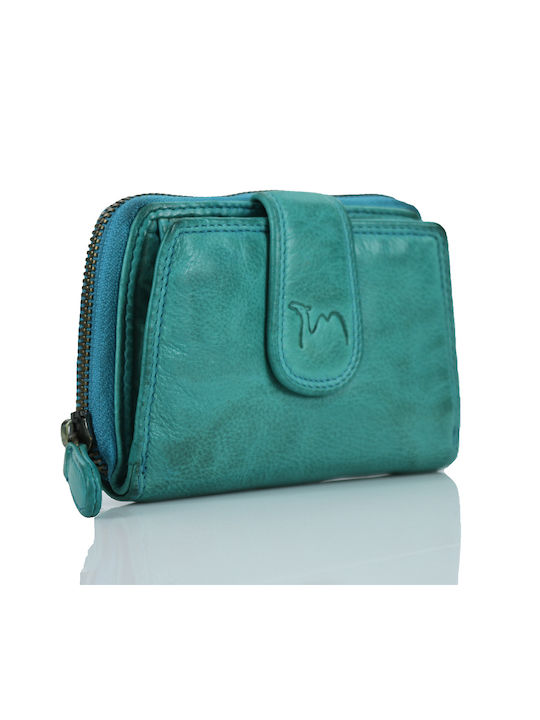 Trip Camel Leather Women's Wallet Turquoise