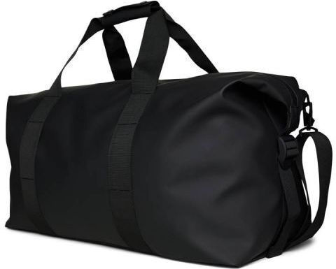 Rains Weekend Bag Sack Voyage 47lt Black Fabric L60xW27xH29cm