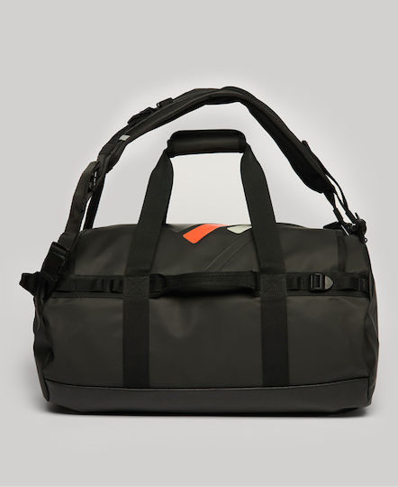 Superdry Tarp Barrel Σακ Βουαγιάζ Μαύρο Μ49xΠ27xΥ28εκ.