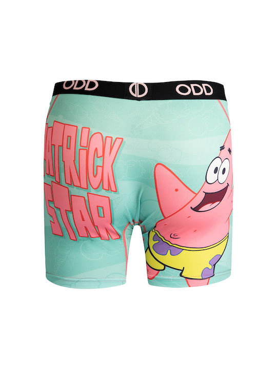 X Spongebob Patrick Star Men's Boxer Turquoise with Patterns