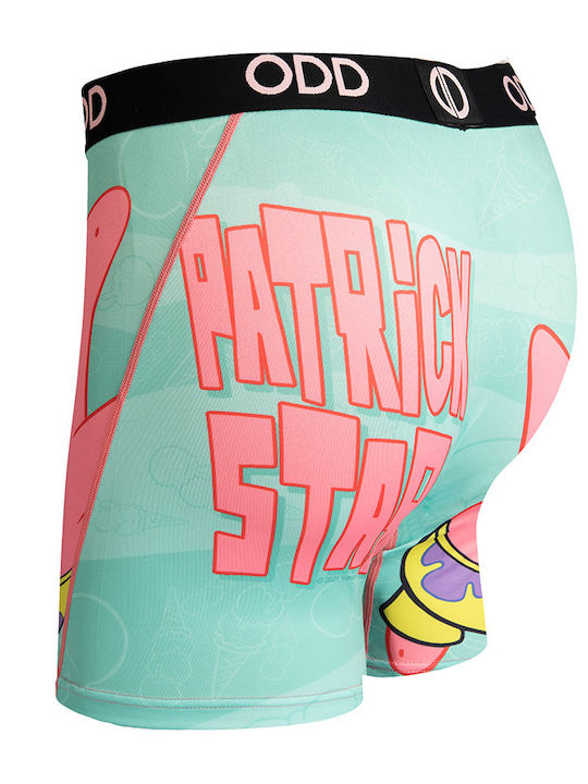 X Spongebob Patrick Star Men's Boxer Turquoise with Patterns