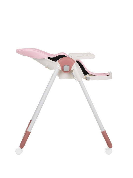 Kikka Boo Spicy Foldable Baby Highchair Spicy Pink