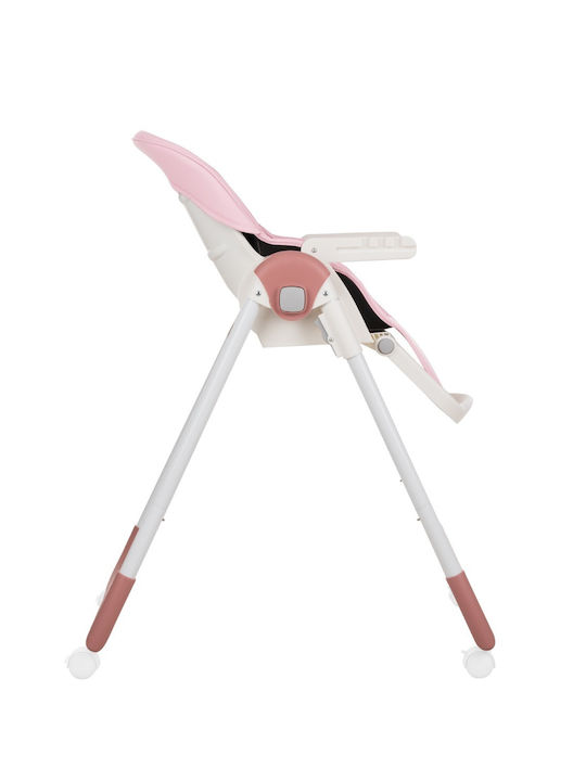 Kikka Boo Spicy Foldable Baby Highchair Spicy Pink