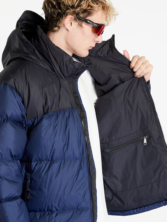 The North Face Women's Short Puffer Jacket for Spring or Autumn Navy Blue