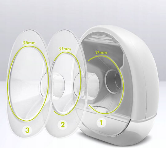 Lionelo Funcționează cu baterie Fără BPA Alb 150ml