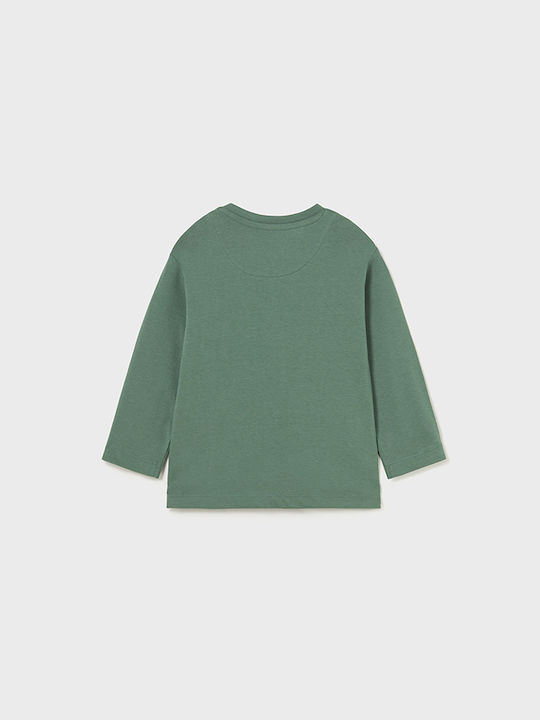 Mayoral Kids Blouse Long Sleeve Green