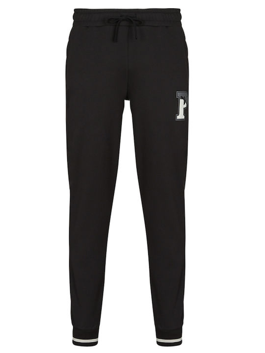 Pantaloni de trening cu Elastic Negru