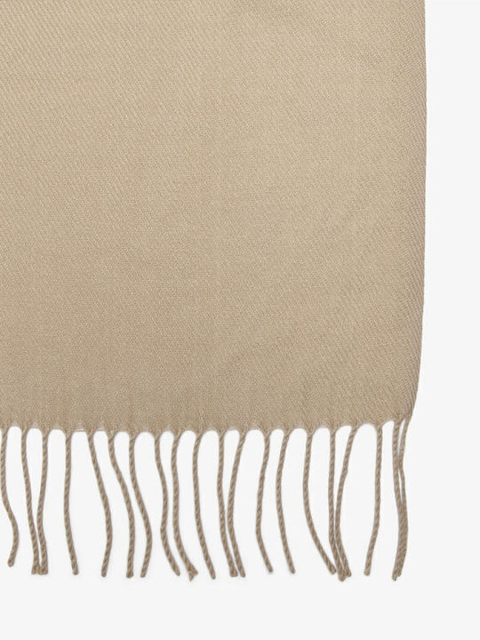 Frauen Wollschal Beige