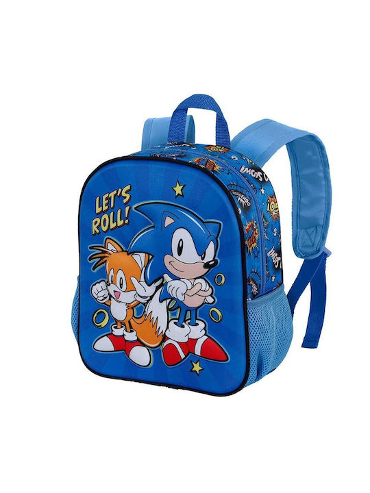 Karactermania 3D Schulranzen Rucksack Kindergarten Blau mit Flaschenhalter