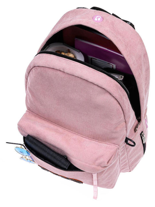 Polo Roy School Backpack Junior High-High School with Water Bottle Holder Burgundy 23 Litre 30 x 18 x 41cm 2022