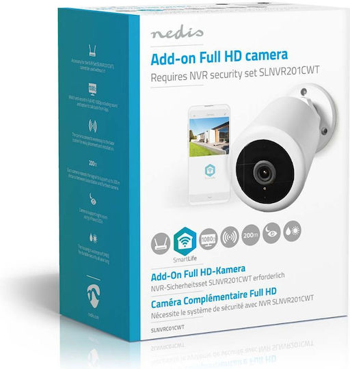 Nedis SLNVRC01CWT CCTV Камера за наблюдение Full HD 1080p Водоустойчива