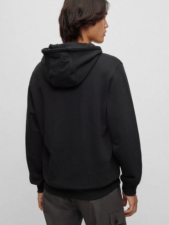 Hugo Boss Men's Sweatshirt with Hood Black