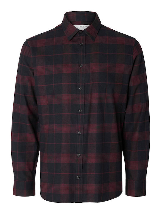 Selected Men's Shirt Long Sleeve Red