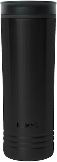 Igloo Isabel Natural Glas Thermosflasche Rostfreier Stahl BPA Frei 590ml Silber mit Mundstück