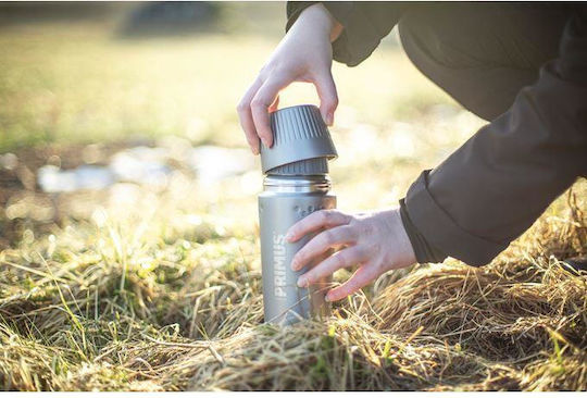 Primus Trailbreak Vacuum Bottle Bottle Thermos Stainless Steel 500ml Silver with Cap-Cup