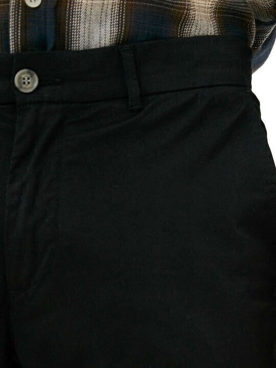 Trousers Chino Elastic in Regular Fit Black