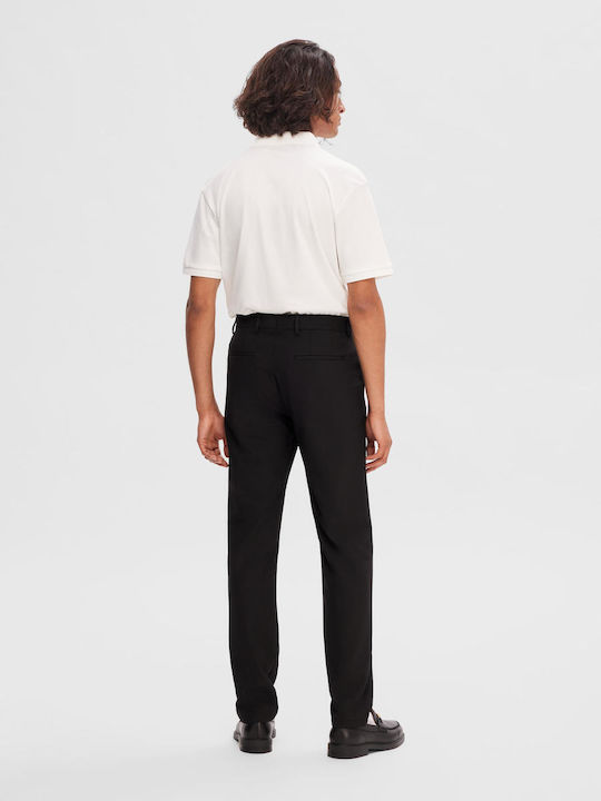 Selected Men's Trousers Black