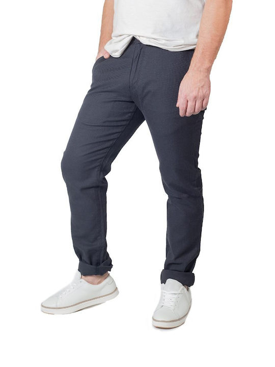 Hijack Men's Chinos Pants B2050 - Grey/Blue