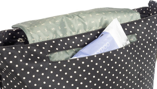 Walking Mum Walking Mum Shoulder Bag - Changing Pad Emily Black 41x12x34cm